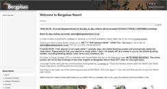 Desktop Screenshot of bergplaasresort.co.za